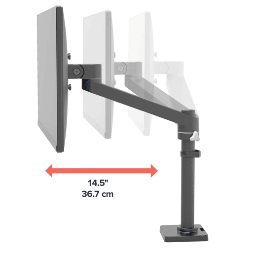 Suporte de Mesa para Ecrã Ergotron 45-669-224 34 Suporte de Mesa para Ecrã Ergotron 45-669-224 34