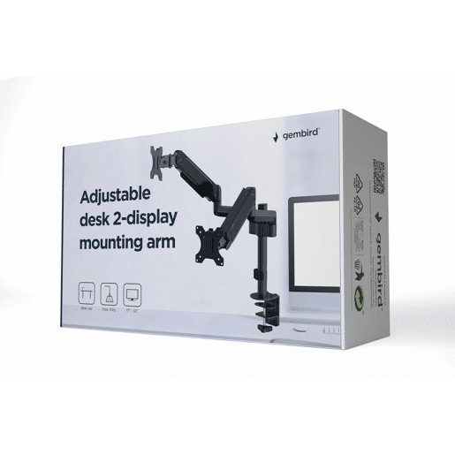 Suporte de Mesa para Ecrã GEMBIRD MA-DA2P-01 17 32