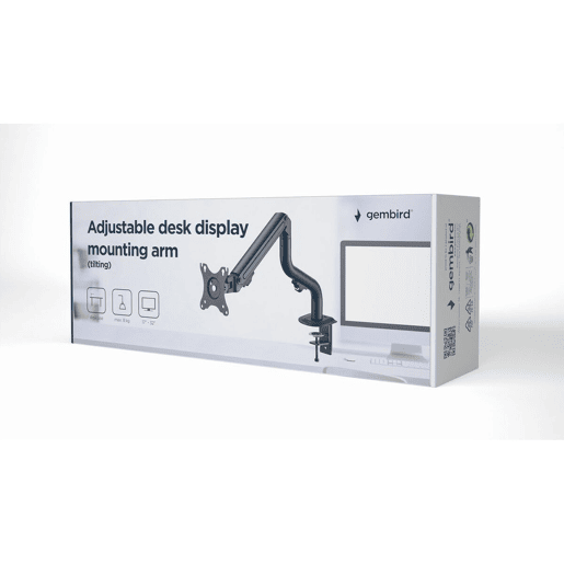 Suporte de Mesa para Ecrã GEMBIRD MA-DA1-02 17 32 Suporte de Mesa para Ecrã GEMBIRD MA-DA1-02 17 32