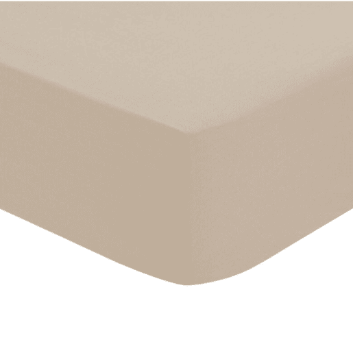 Lençol de Baixo Ajustável de beige 90x190cm
