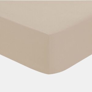Lençol de Baixo Ajustável de beige 90x190cm