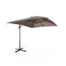 3x4m guarda-sol retangular, Wimereux, Taupe, 380x259x286 cm