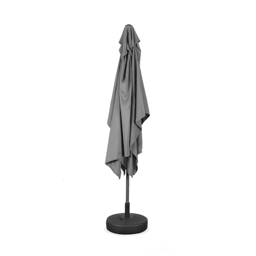 2x3m guarda-sol rectangular, multiposicional, Touquet, Cinza, 300x198x243 cm