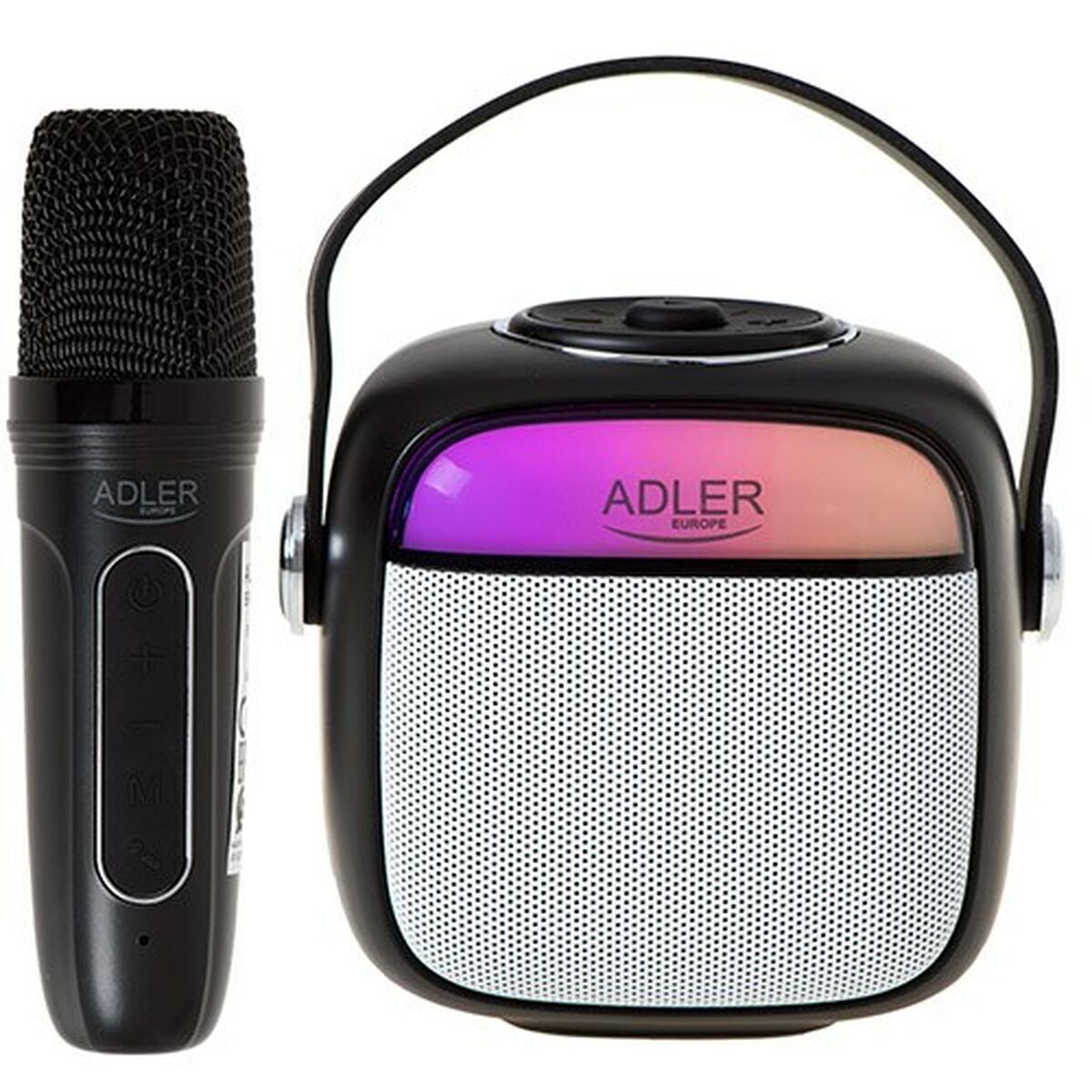 Altavoz bluetooth portátil adler ad 1199b gris