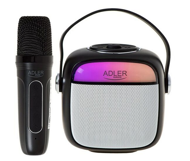 Altavoz bluetooth portátil adler ad 1199b gris