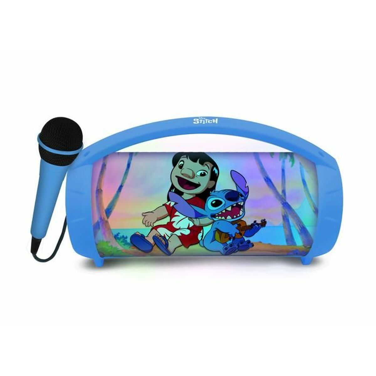 Altavoz Bluetooth con Micrófono Karaoke Stitch Disney