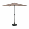3m guarda-sol redondo, Touquet, Taupe, 294x294x243 cm