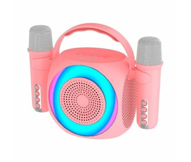 Altavoz bluetooth portátil cool rosa
