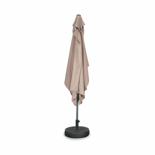 2x3m guarda-sol rectangular, multiposicional, Touquet, Taupe, 300x198x243 cm