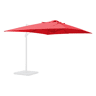 3x4m cobertura de guarda-sol offset, Cobertura do para-sol St Jean de Luz, Vermelho