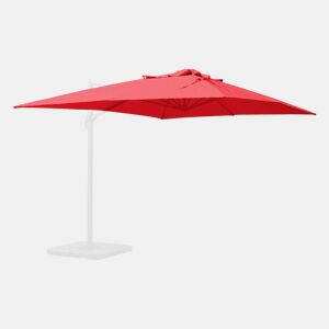 3x4m cobertura de guarda-sol offset, Cobertura do para-sol St Jean de Luz, Vermelho