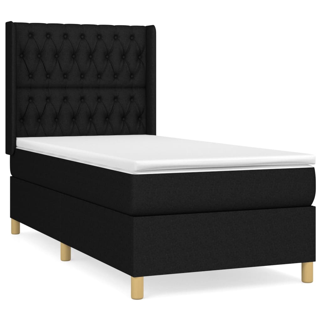 Cama box spring 90x200 Negro
