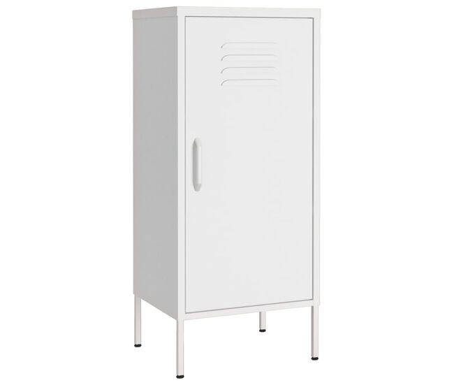 Vidaxl armario de almacenamiento acero blanco 42,5x35x101,5 cm