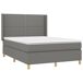 Cama box spring 140x200 Cama box spring 140x200 Gris Oscuro