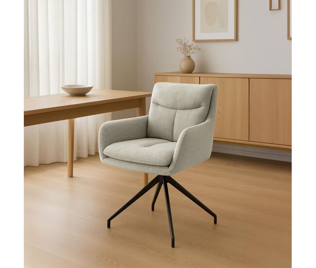 Silla de comedor - Somers - Tela