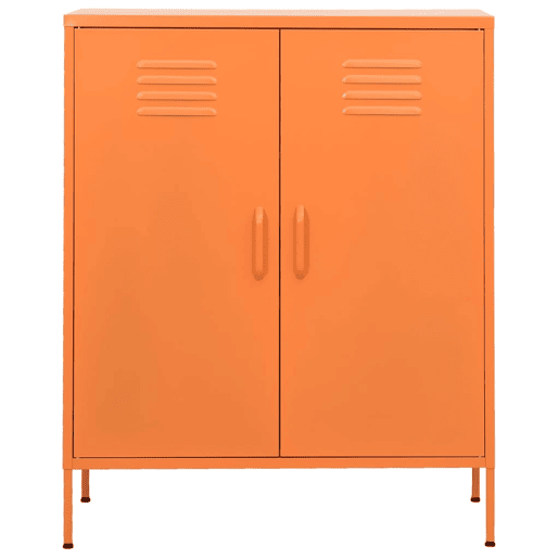 vidaXL Armário de arrumação aço 80x35x101,5 cm laranja vidaXL Armário de arrumação aço 80x35x101,5 cm laranja