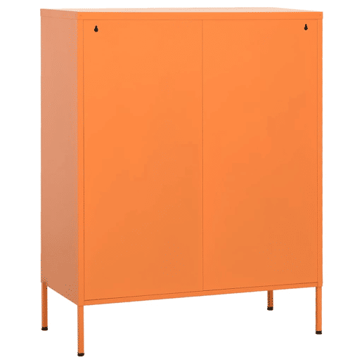vidaXL Armário de arrumação aço 80x35x101,5 cm laranja vidaXL Armário de arrumação aço 80x35x101,5 cm laranja
