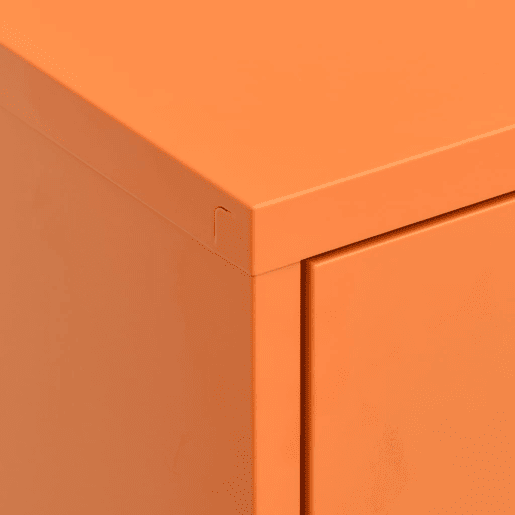 vidaXL Armário de arrumação aço 80x35x101,5 cm laranja vidaXL Armário de arrumação aço 80x35x101,5 cm laranja