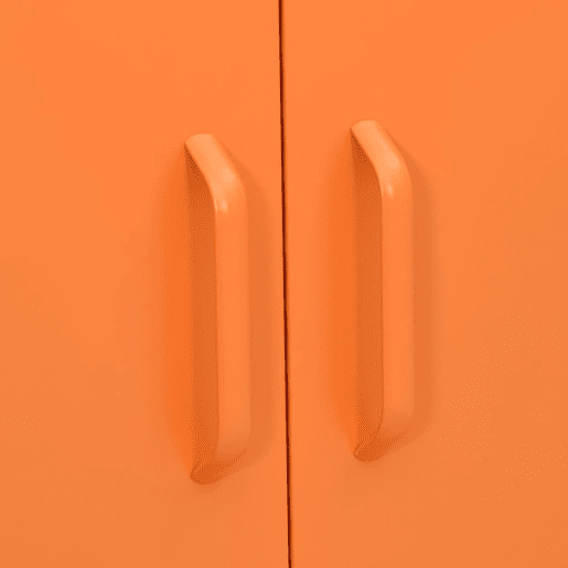 vidaXL Armário de arrumação aço 80x35x101,5 cm laranja vidaXL Armário de arrumação aço 80x35x101,5 cm laranja
