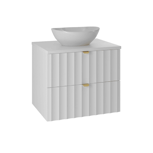 Móvel de lavatório individual 60cm Lexa White Móvel de lavatório individual 60cm Lexa White