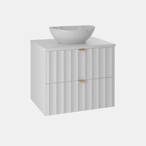 Móvel de lavatório individual 60cm Lexa White
