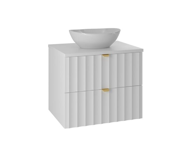 Mueble lavabo individual 60cm lexa blanco