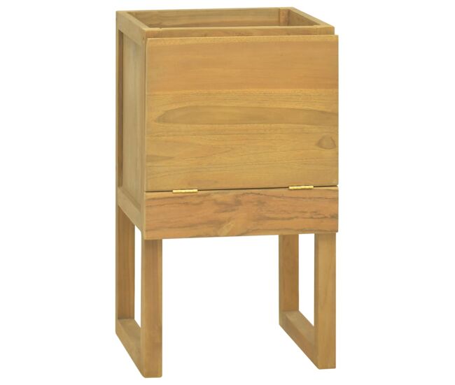 Vidaxl mueble de baño madera maciza de teca 41x40x75 cm