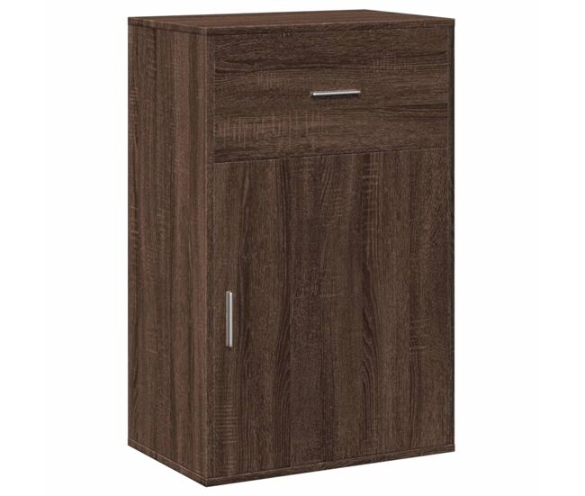 Vidaxl armario almacenaje madera ingeniería marrón roble 56,5x39x90 cm