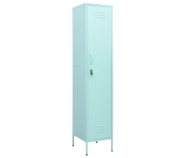 Vidaxl armario taquilla de acero verde menta 35x46x180 cm