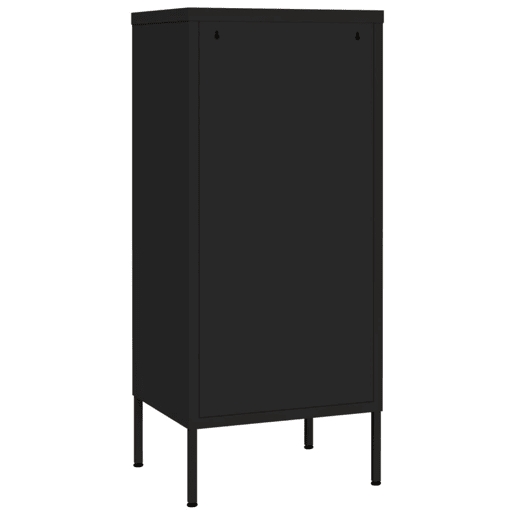 vidaXL Armário de arrumação aço 42,5x35x101,5 cm preto vidaXL Armário de arrumação aço 42,5x35x101,5 cm preto