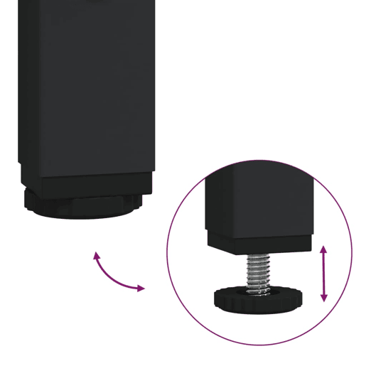 vidaXL 2 pcs conj. móveis casa de banho derivados madeira cor fumado