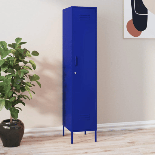 vidaXL Cacifo 35x46x180 cm aço azul-marinho vidaXL Cacifo 35x46x180 cm aço azul-marinho