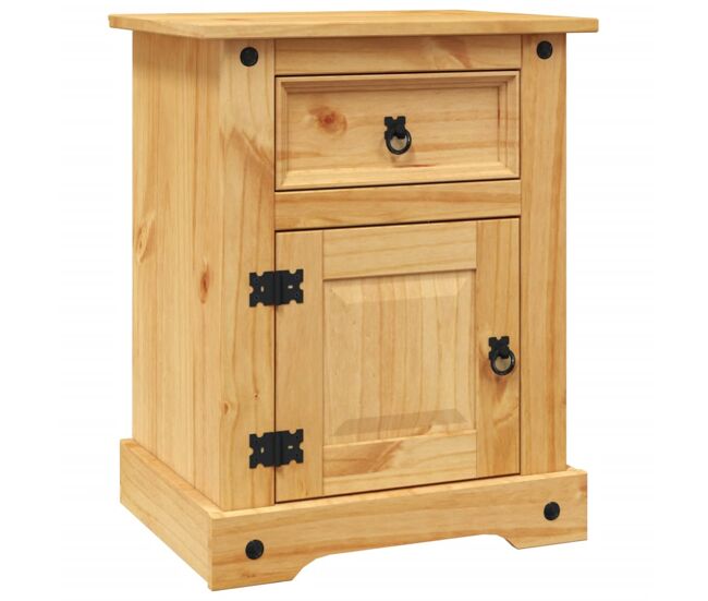 Vidaxl mesita de noche corona range pino mexicano 53x39x66 cm