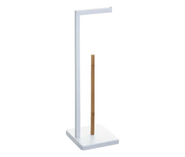 Well home - portarrollo reserva 'natureo' en blanco ø20x64,5cm