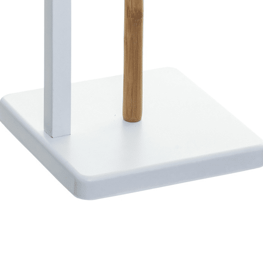 WELL HOME - Porta papel higiênico reserva 'Natureo' em branco Ø20x64,5cm