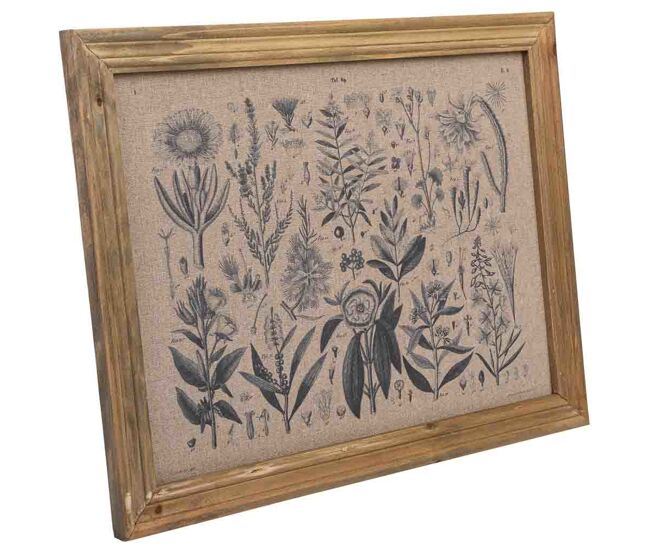 Cuadro de tela impresa y marco de madera 33x43x1,8