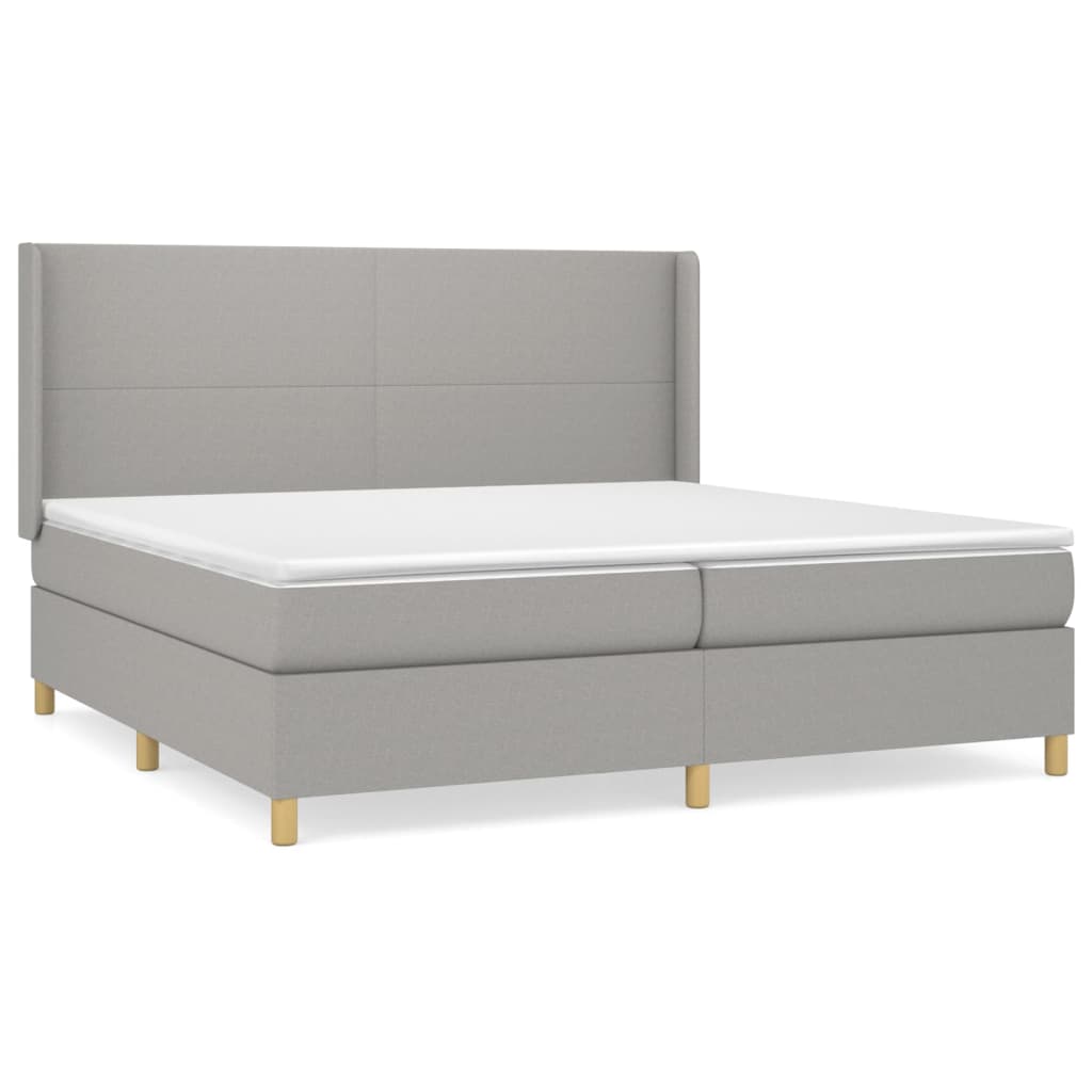 Cama box spring 200x200 Gris