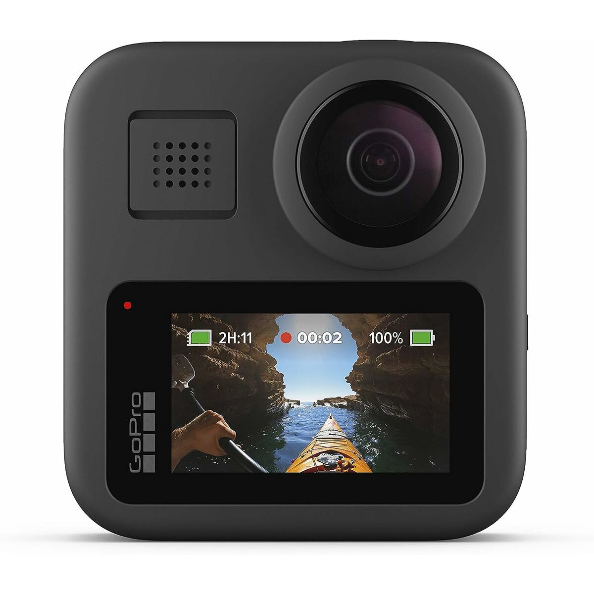 Cámara deportiva gopro max 360 negro