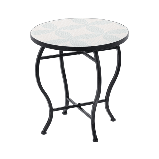 Well Home Mesa bistrô design em mosaico Ø38x40cm