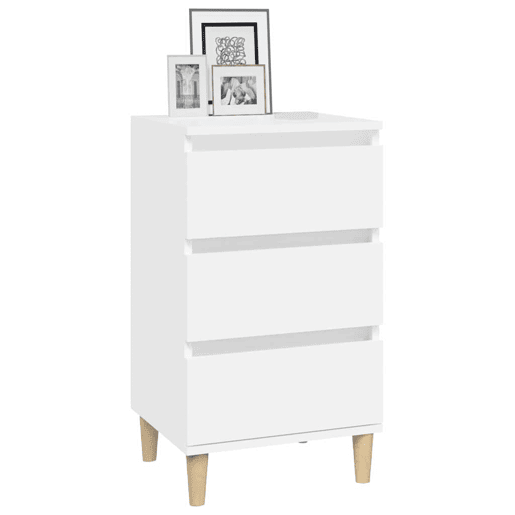 vidaXL Mesa de cabeceira 40x35x70 cm derivados de madeira branco vidaXL Mesa de cabeceira 40x35x70 cm derivados de madeira branco