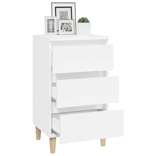 vidaXL Mesa de cabeceira 40x35x70 cm derivados de madeira branco vidaXL Mesa de cabeceira 40x35x70 cm derivados de madeira branco