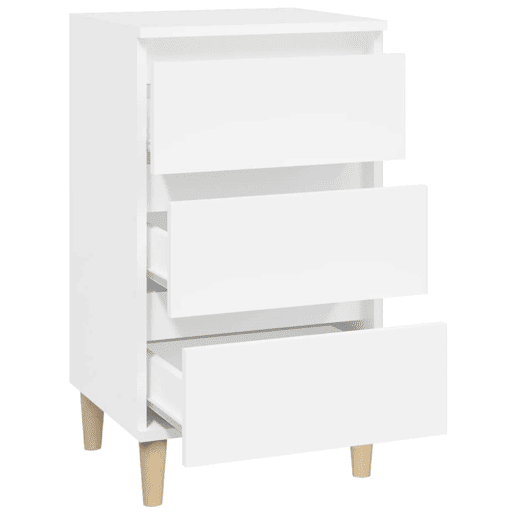 vidaXL Mesa de cabeceira 40x35x70 cm derivados de madeira branco vidaXL Mesa de cabeceira 40x35x70 cm derivados de madeira branco