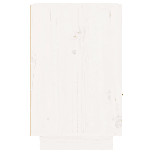 vidaXL Mesa de cabeceira 40x34x55 cm madeira de pinho maciça branco vidaXL Mesa de cabeceira 40x34x55 cm madeira de pinho maciça branco