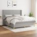 Cama box spring 160x200 Cama box spring 160x200 Azul