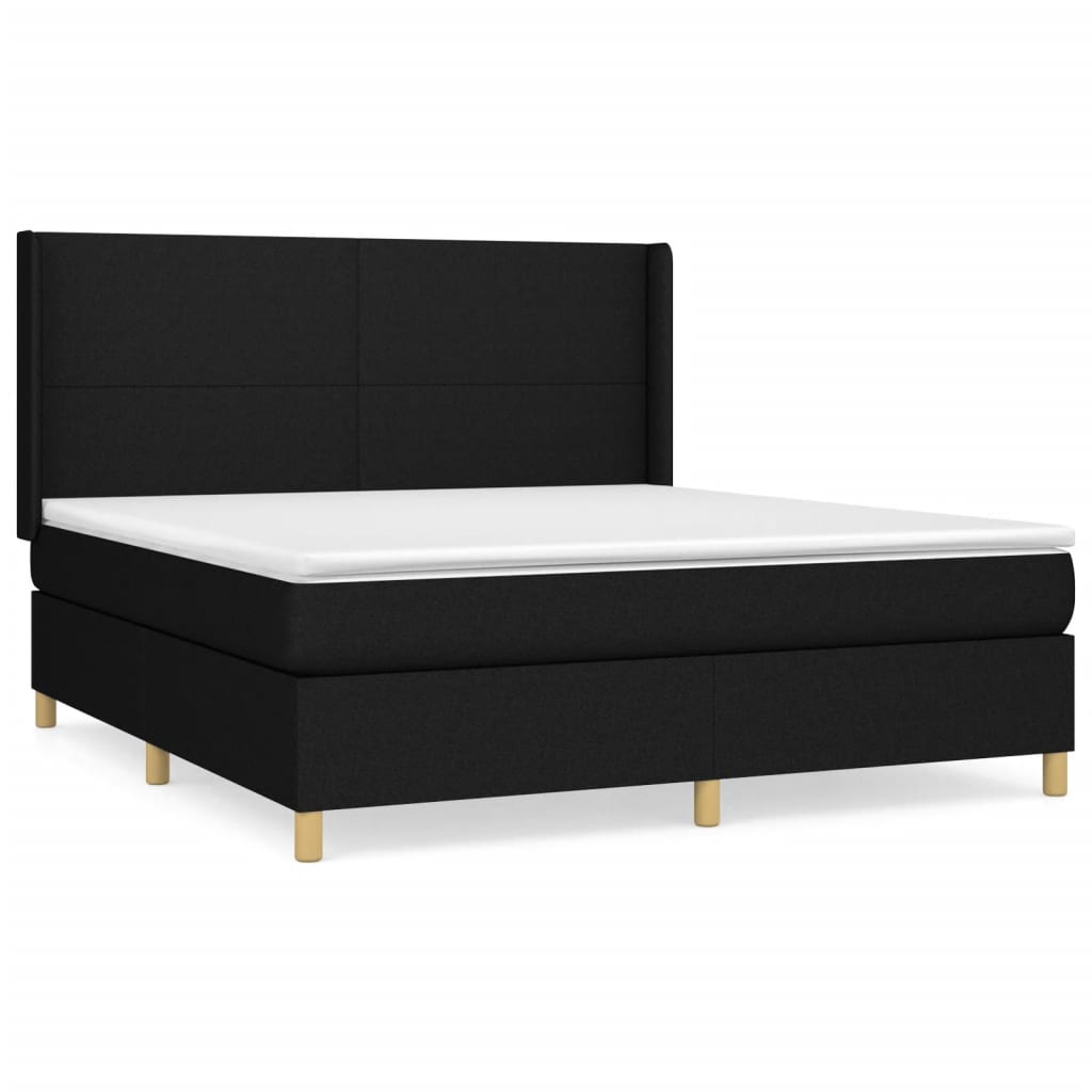Cama box spring 160x200 Negro