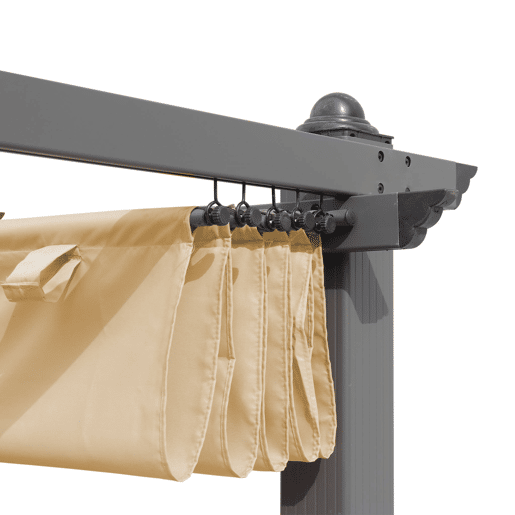 3x3m condate, cobertura do toldo para pérgola, Cobertura de pérgola Condate, Beige