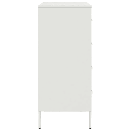 vidaXL Aparador 68x39x89 cm aço branco