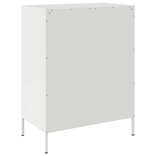 vidaXL Aparador 68x39x89 cm aço branco