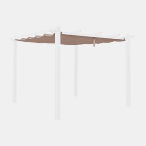 3x3m condate, cobertura do toldo para pérgola, Cobertura de pérgola Condate, Taupe