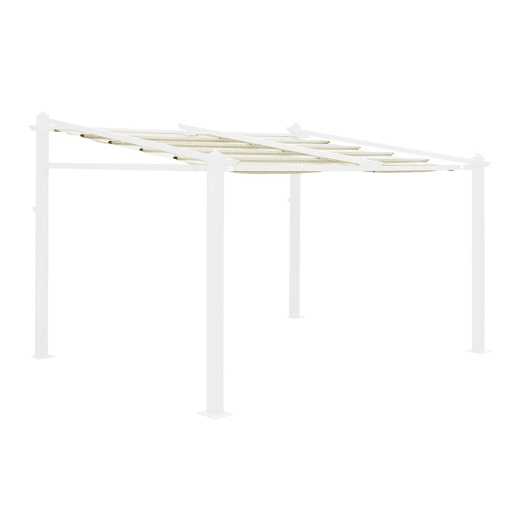 3x4m Murum, cobertura do toldo para pérgola, Cobertura de pérgola Murum, Cru